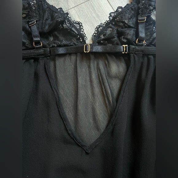 Gooseberry Intimates Coquette Slip Dress Black Size XS - Picture 12 of 13